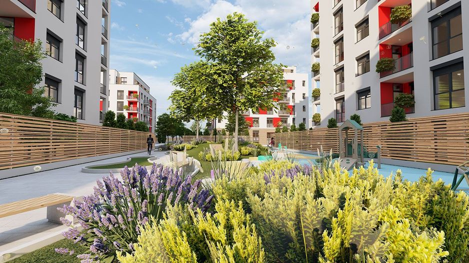 Apartament cu 2 dormitoare si grădină, ARED 9, lângă Atrium. BLOC NOU. - Poză 10