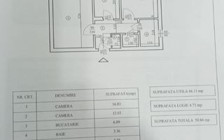 Metrou Nicolae Grigorescu Decomandat Renovat 2 camere - Schiță 15