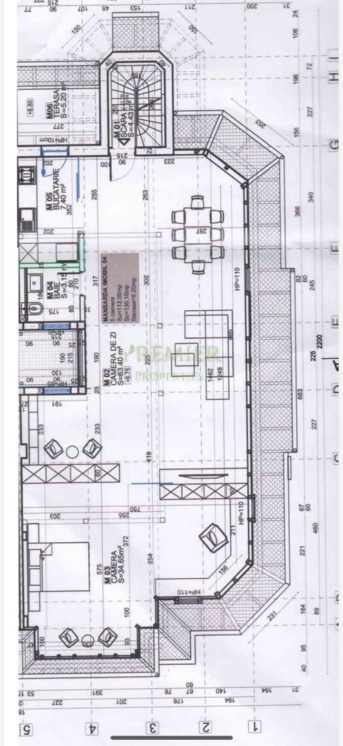 închiriere o vilă interbelică elegantă, complet restaurată - Schiță 22
