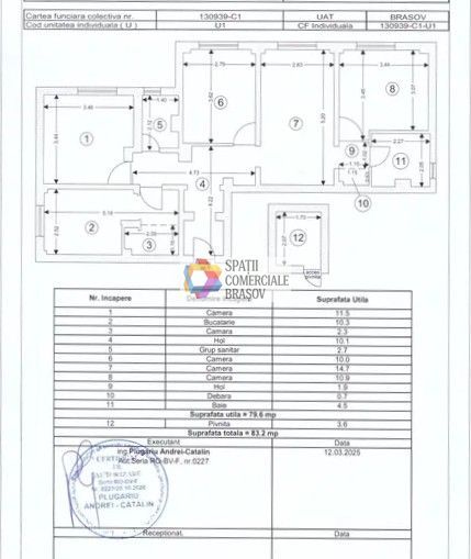 Apartament 4 camere de vânzare - zona Florilor/Craiter - 80 mp - plus-imo.ro - Poză 8