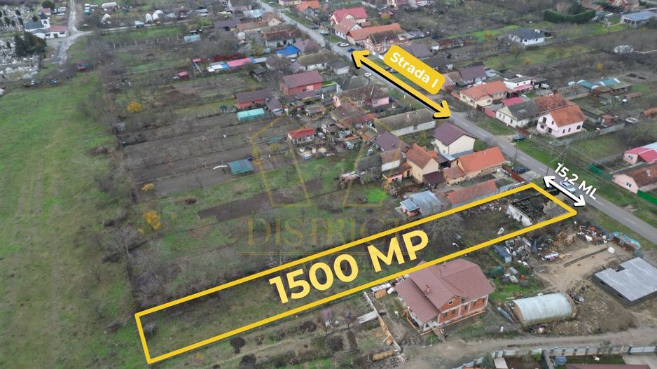 COM 0% Teren pentru casa individuala 1500mp |  Sag - Poză 1