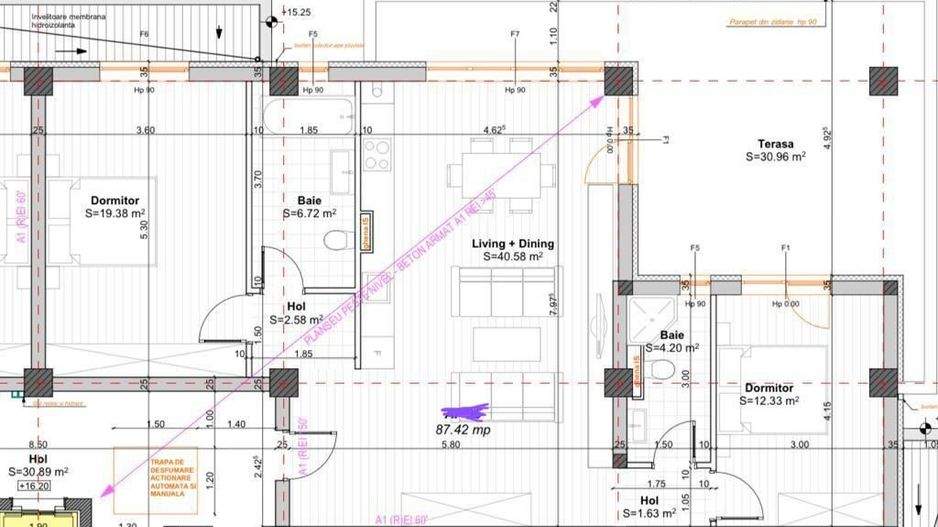 Penthouse exclusivist | Terasă 31 mp | 2 dormitoare | 2 băi | 2 parcări - Poză 17