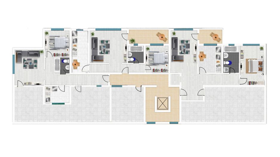 2 Camere, finalizat, 108 mp Utili,  Terasa 51 mp, Str. Oboga, Militari, Sector 6 - Poză 19