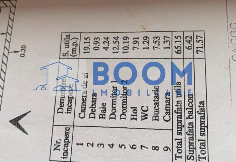 Apartament | 3 camere | Calea lui Traian | Etaj 3 - Poză 13
