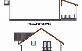 Casă singur în curte, materiale premium Corunca (4camere) - Poză 5