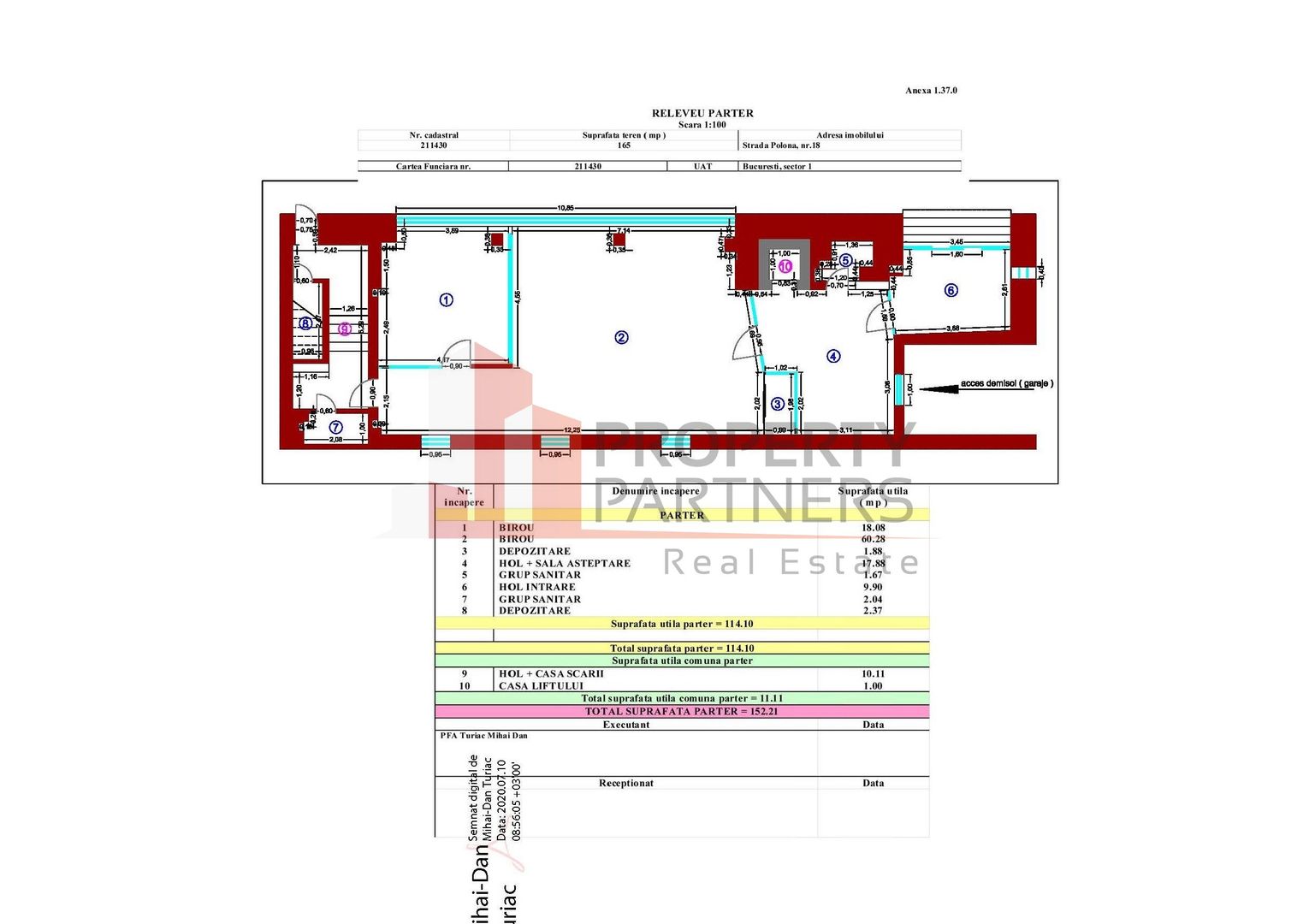 Cladire de birouri  Str. Polona - Str. Mihai Eminescu - Schiță 13