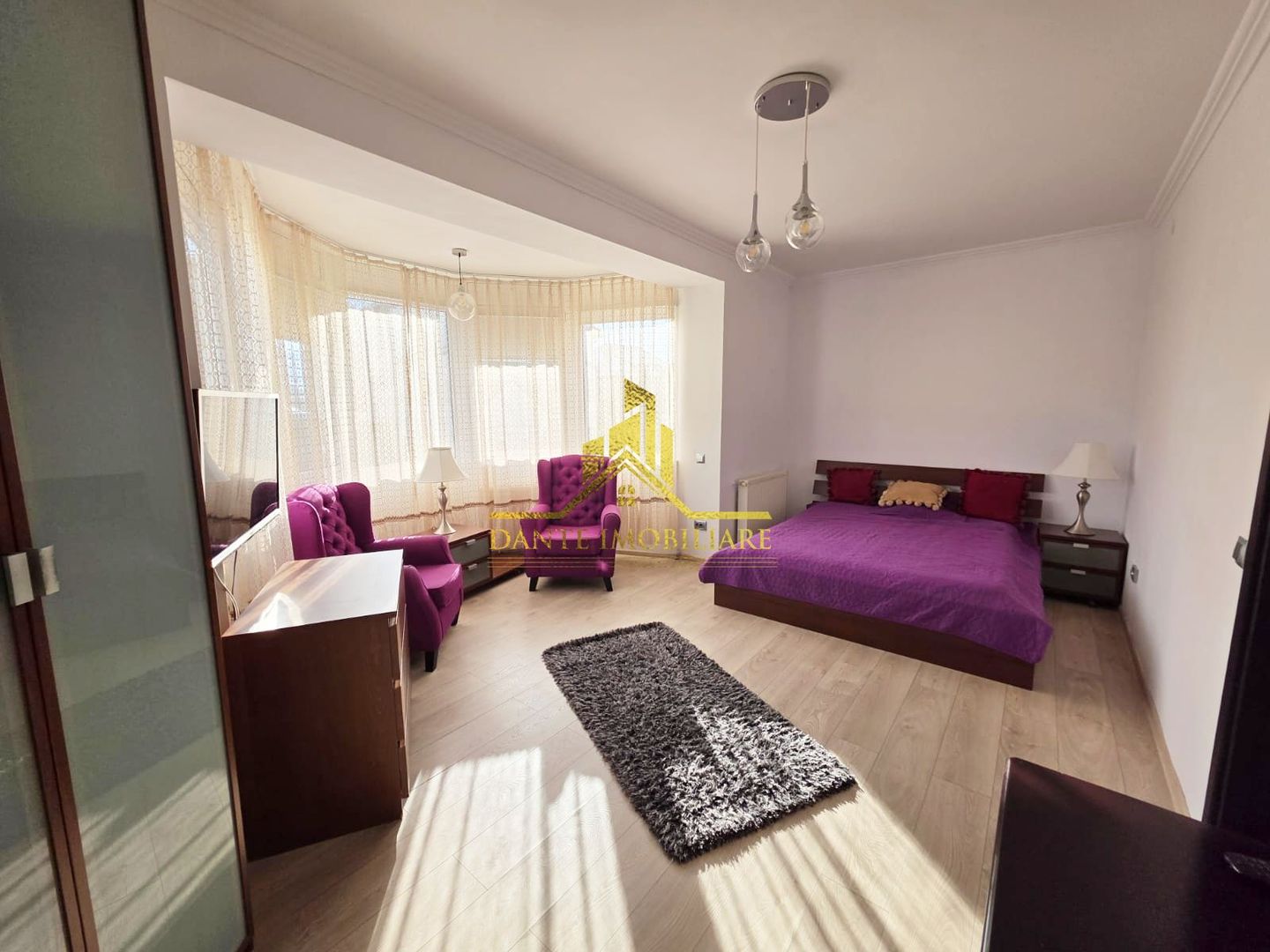 3 camere, mobilat modern, bloc nou, parcare, Buna Ziua - Poză 3