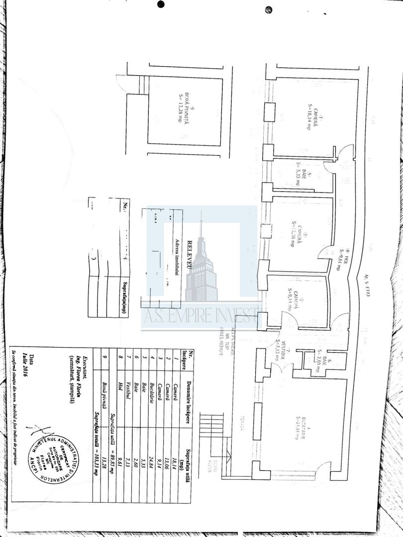Apartament 4 camere decomandat - zona Centrul Istoric - Poză 15