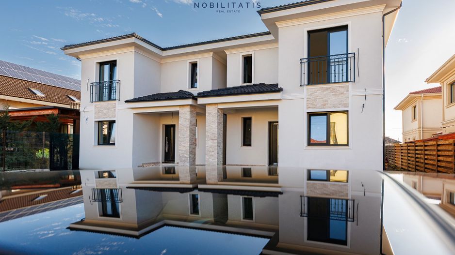 Duplex nou deosebit - despartit prin camera tehnica | Curte amenajata - Poză 1