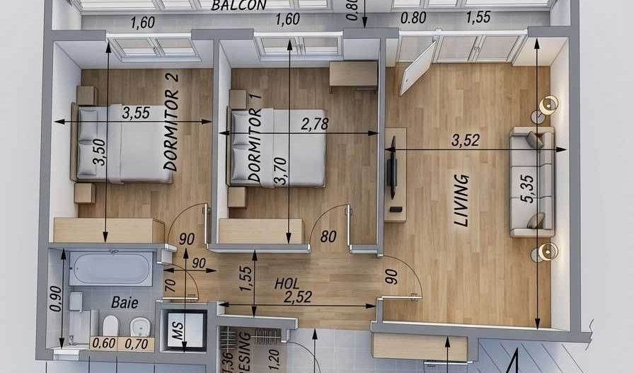 Comision 0% Apartament 3 camere - zona Giurgiului - Poză 8