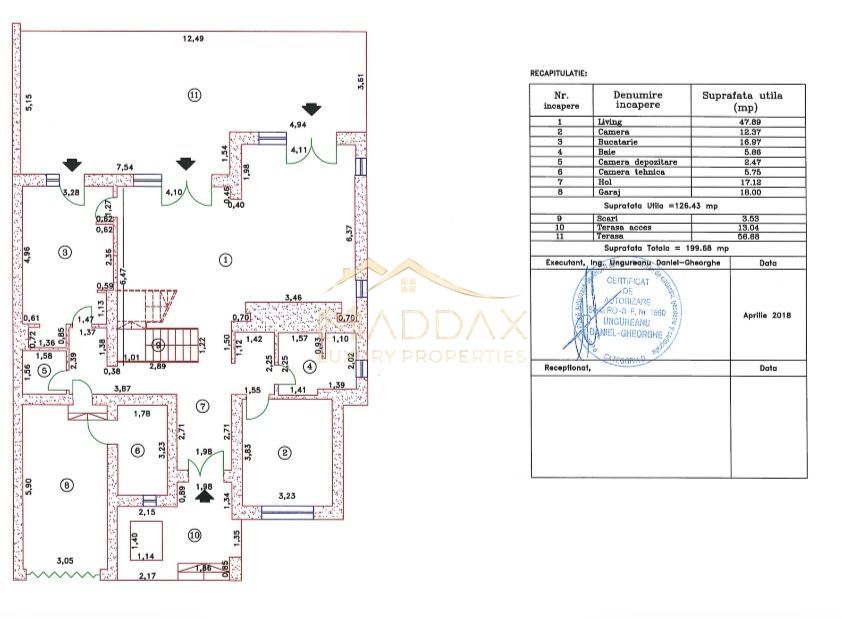 Vila cu 9 camere *900 teren* & piscina privata // Pipera - Schiță 60