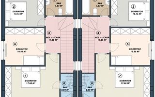 VILA TIP DUPLEX CU GRADINA SI FINISAJE MODERNE | TUNARI - Schiță 5