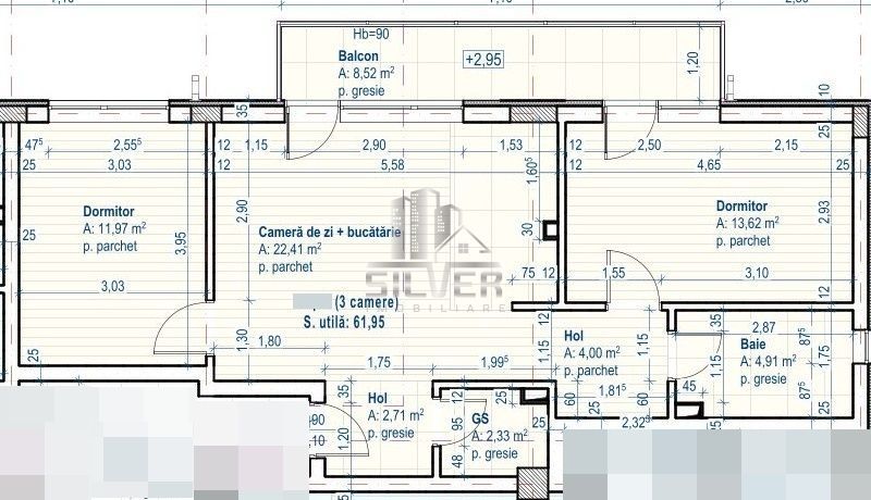 Apartament cu 3 camere/62 MP/zona Catanelor. - Poză 3