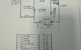3 camere decomandate etaj V!  Manastur, zona La Terenuri! 2600e/mp! - Schiță 10