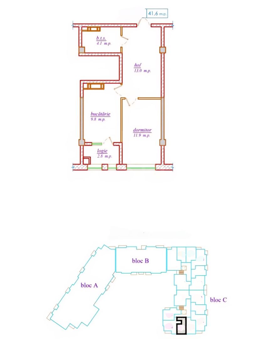 Vânzare, apartament, 1 cameră, str. Nicolae Dimo, Durlești - Poză 2