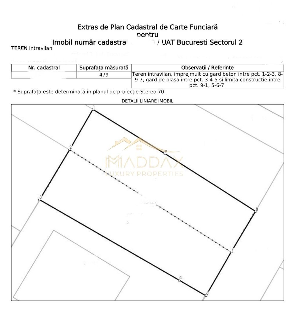 TEREN INTRAVILAN/ 479MP/ SECTOR 2 BUCURESTI/ FUNDENI - Poză 4