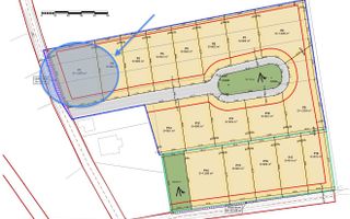 Teren INT construcție duplex / case cuplate 1503 mp - Jucu de Sus - Schiță 2