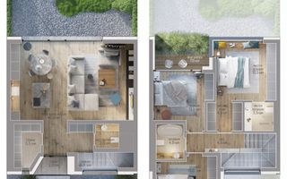 Casa de vanzare- 4 camere- teren 320 mp- Amber Forest - Poză 5