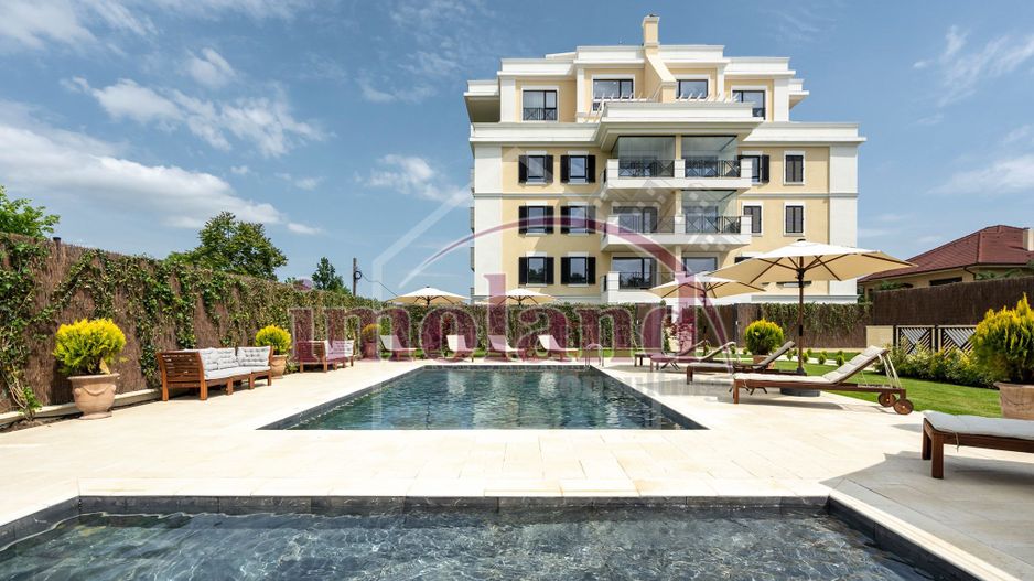 For rent: 3 room apartment, 1 parking, gym & pool | Pipera, American School - Poză 1