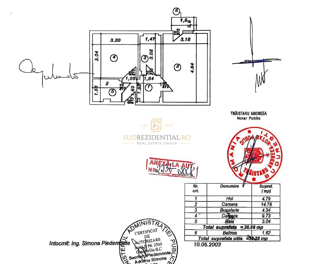 Apartament 2 camere Brâncoveanu, mobilat și utilat | Gata de mutare - Schiță 8