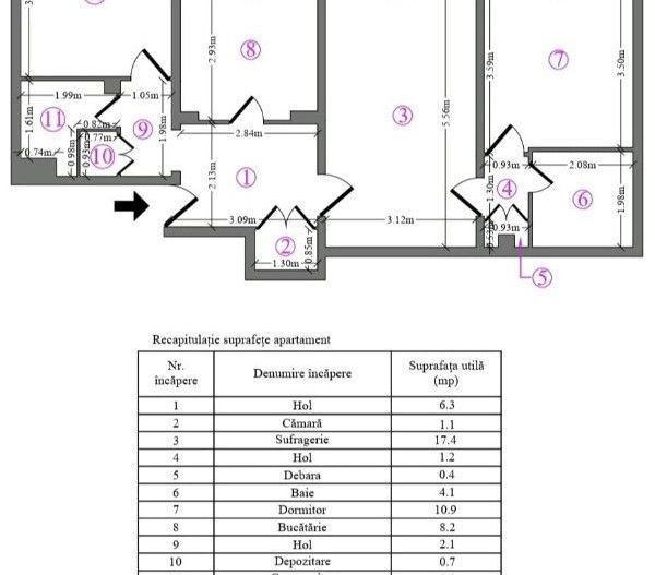 Mega Mall // 3 camere // Etajul 1 - Poză 8