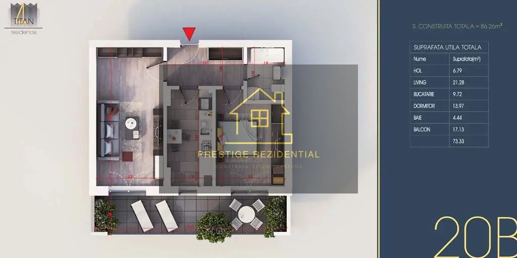 Apartament 2 cam, Direct Dez, Comision 0, OZANA - Poză 2