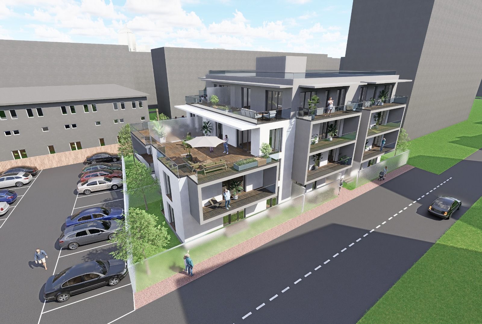 AP. 2CAM CU LIVING OPEN-SPACE IN BLOC PREMIUM P+3 / PALLADY! - Poză 4