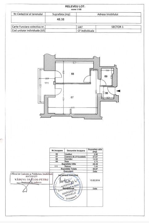 Apartament 2 camere Herastrau | Ideal Investitie | loc de parcare si boxa - Schiță 14