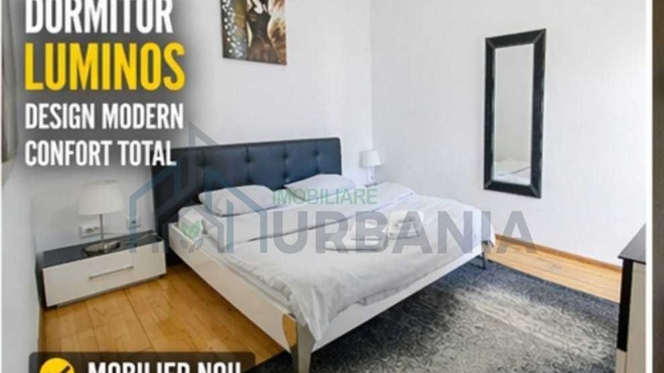Apartament 2 camere, Bellevue Residence Copou, Iasi - 57 mp, mobilat, 2 balcoane - Poză 2