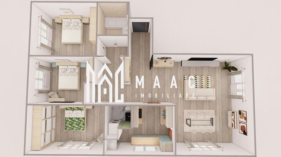 Apartament 4 camere I Nou I Decomandat I Balcon I Hipodrom - Poză 1