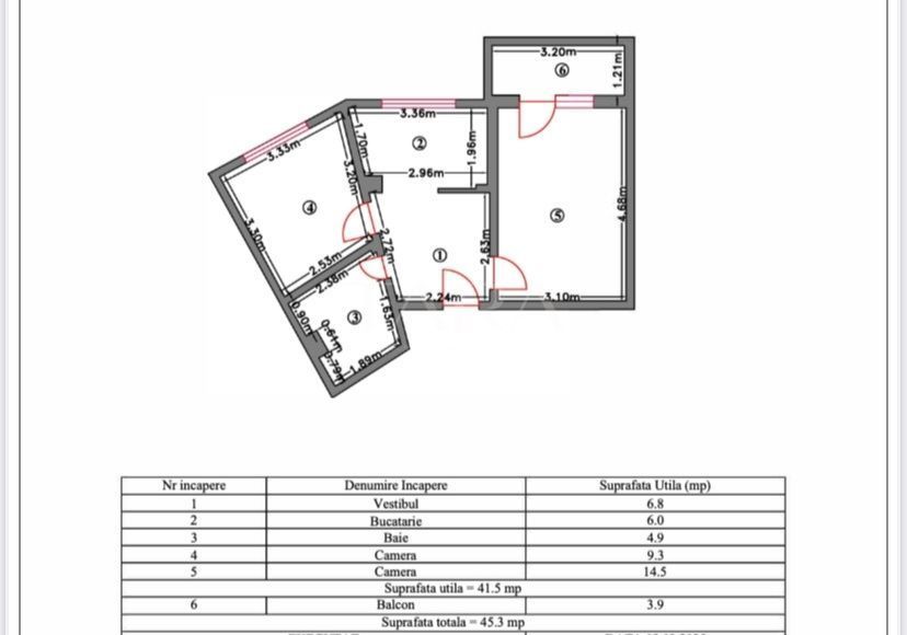 Apartament cu 2 camere decomandate, Mănăștur, zona Primăverii. - Poză 1