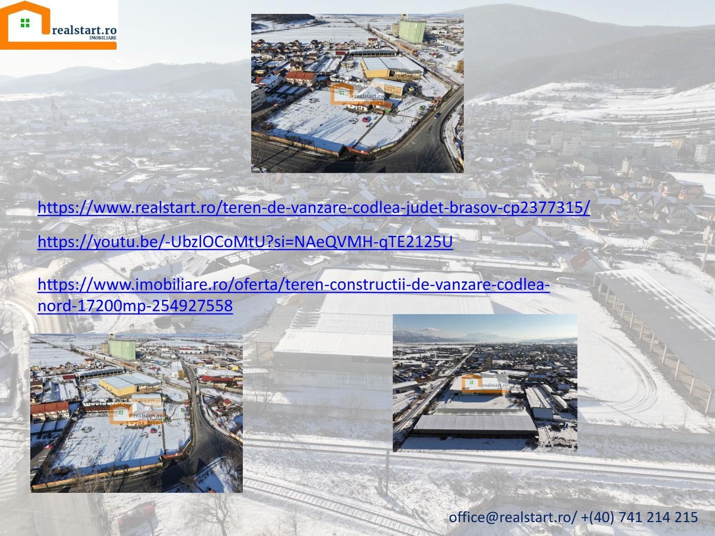 Brasov Nord, acces E60, teren 17000mp, 5600mp cladiri, D 155ml la DJ112A, - Poză 16