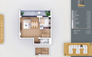 Duplex 3 camere-Suprafata Generoasa-Metrou N. Teclu - Poză 2