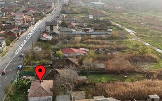Teren intravilan 1052mp cu casa renovabila de cărămidă Tuzla - Poză 2