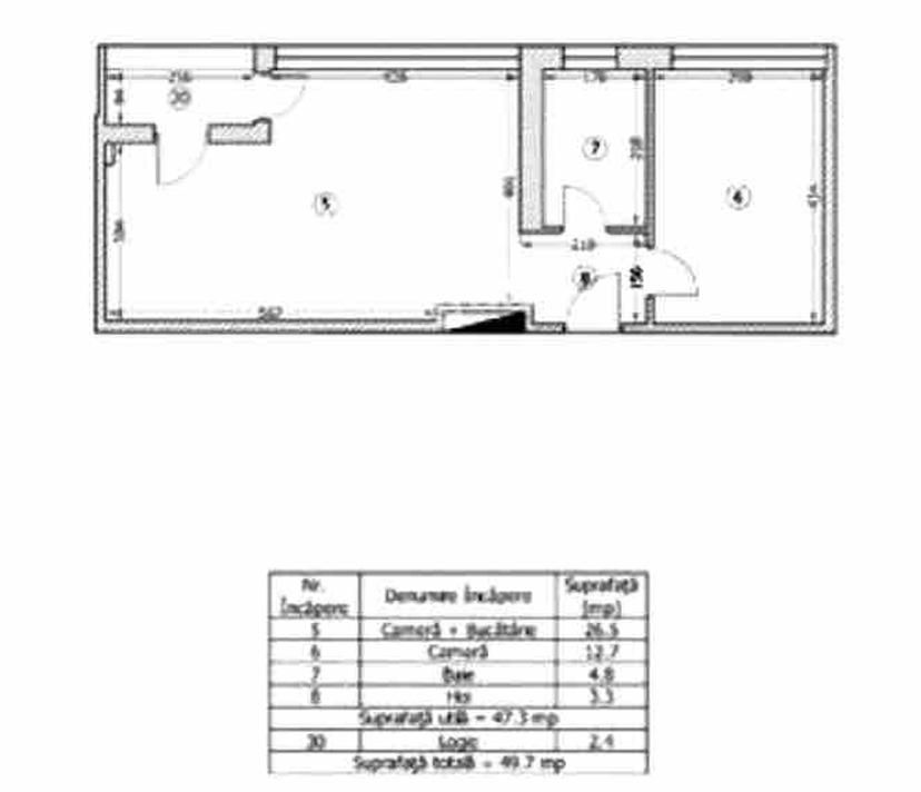 Apartament 2 camere Baneasa | Loc de parcare Inclus - Schiță 11