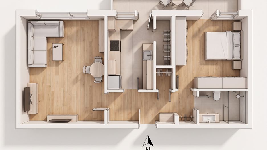 Vânzare Apartament 2 camere Splaiul Unirii - Poză 11