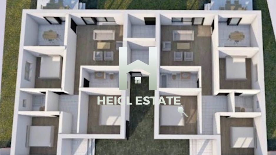 Duplex despartit prin camera tehnica Utvin - Poză 1