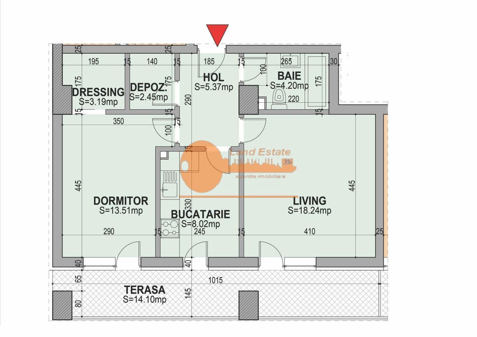 2 camere cu loc de parcare Drumul Taberei - Schiță 15