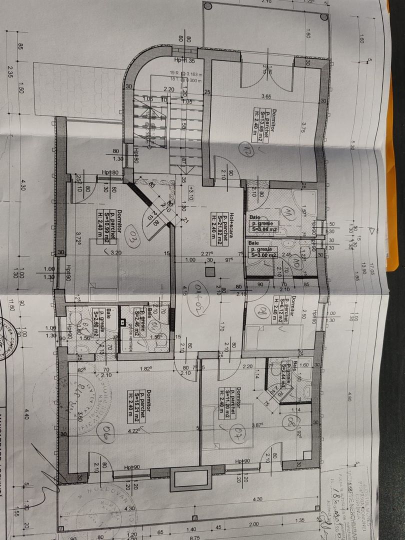 Pensiune P-E-M 9 camere,9 bai,1 bucatarie,teren 900 mp - Poză 13