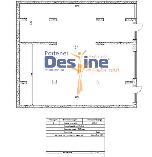 Spatiu Comercial 217 mp parter 2 parcari la intrare in Silk District - Schiță 14