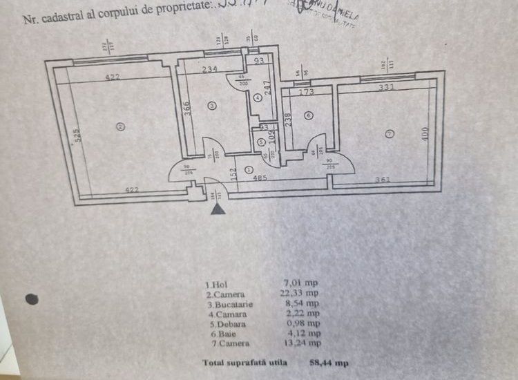 Apartament 2 camere, cu vedere la Parcul Tineretului. Centrala proprie. Parcare. - Poză 9