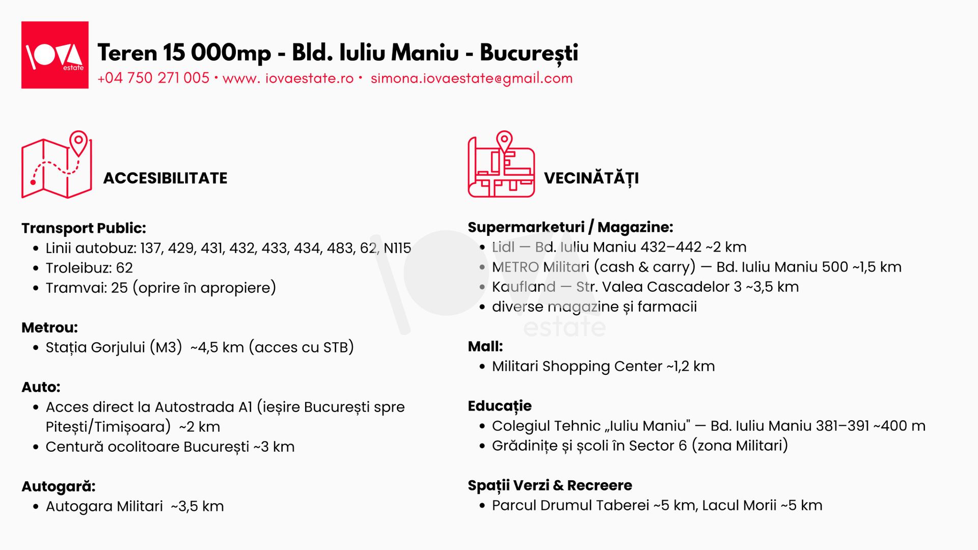 De vânzare: teren 15 000mp - Bd. Iuliu Maniu - oportunitate investiție - Poză 3