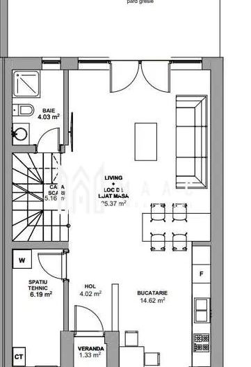 Comision 0 | Casa tip duplex | 4 Camere | Cristian - Poză 4