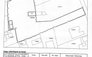 Teren intravilan 2562mp Loc 23 August | Ideal locuiță sau casă vacanță - Schiță 10