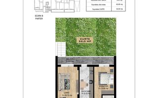 Apartament 2 camere cu Gradina 52mp Th Pallady Sector 3 - Poză 2