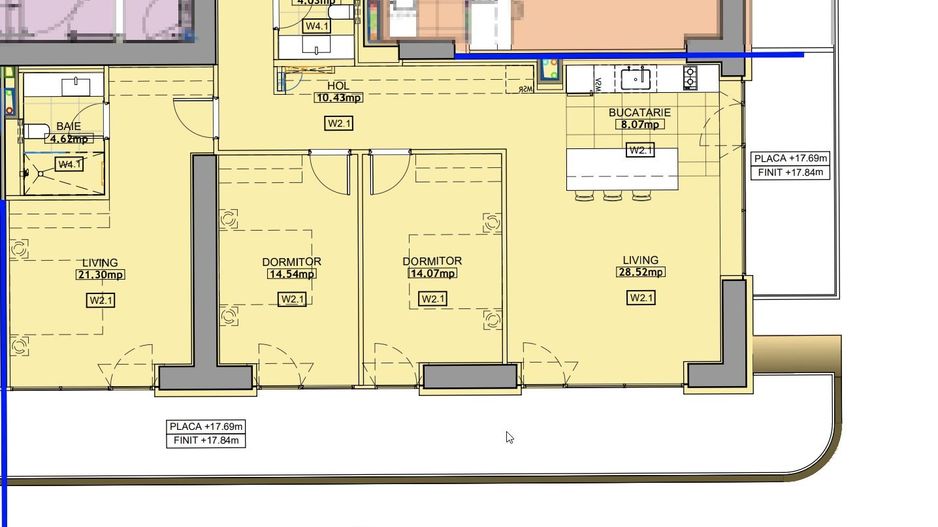 Apartament 4 camere cu 2 locuri de parcare  One High District - Poză 6
