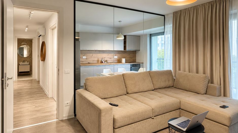 For Rent | Modern 2-Room Apartment | 55 sqm | Cloud9 Residence - Poză 3