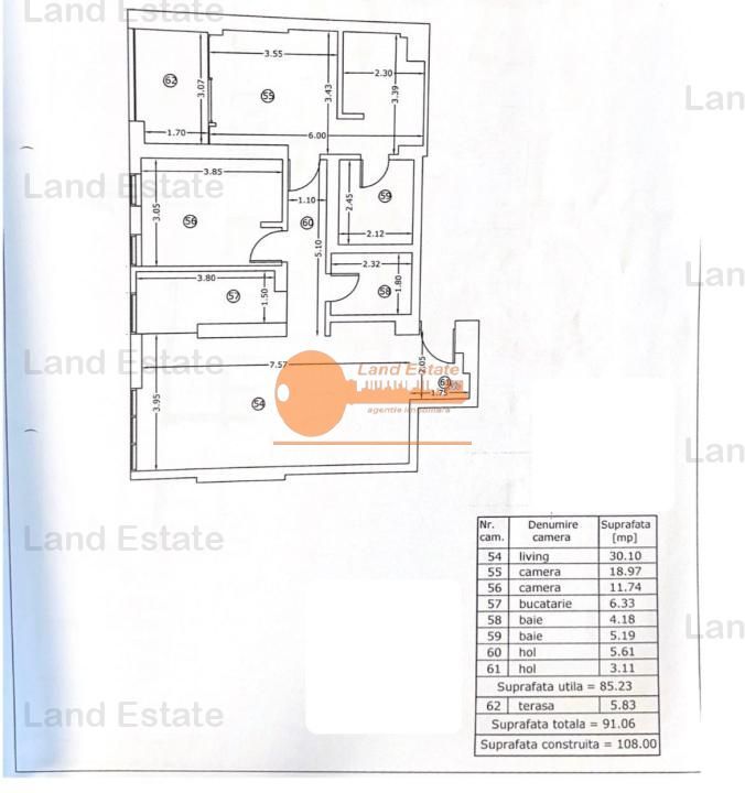 3 si 4 camere Unirii-Mircea Voda ( 2022-loc parcare ) - Poză 1