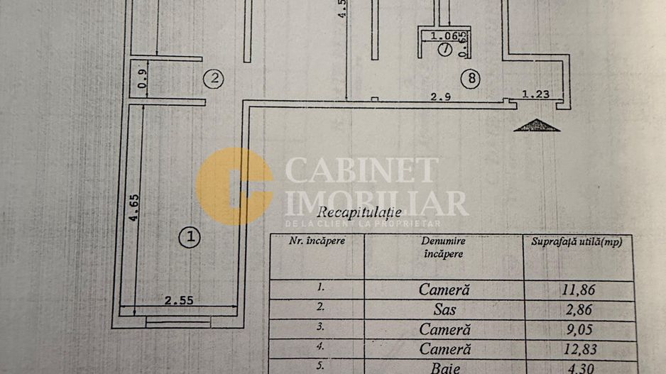 Alexandru - Etaj 1 - Apartament cu 3 camere - Mobilat/Utilat - Poză 8