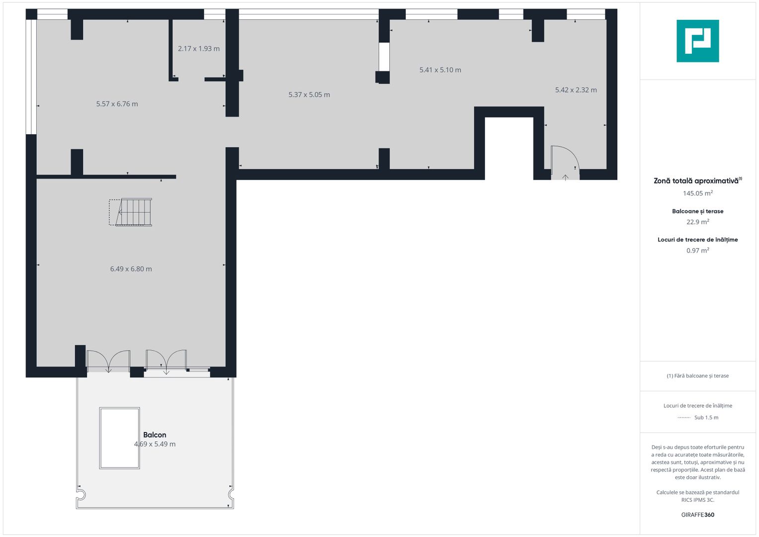 Penthouse ultracentral la Bermo Kaufland - Poză 2